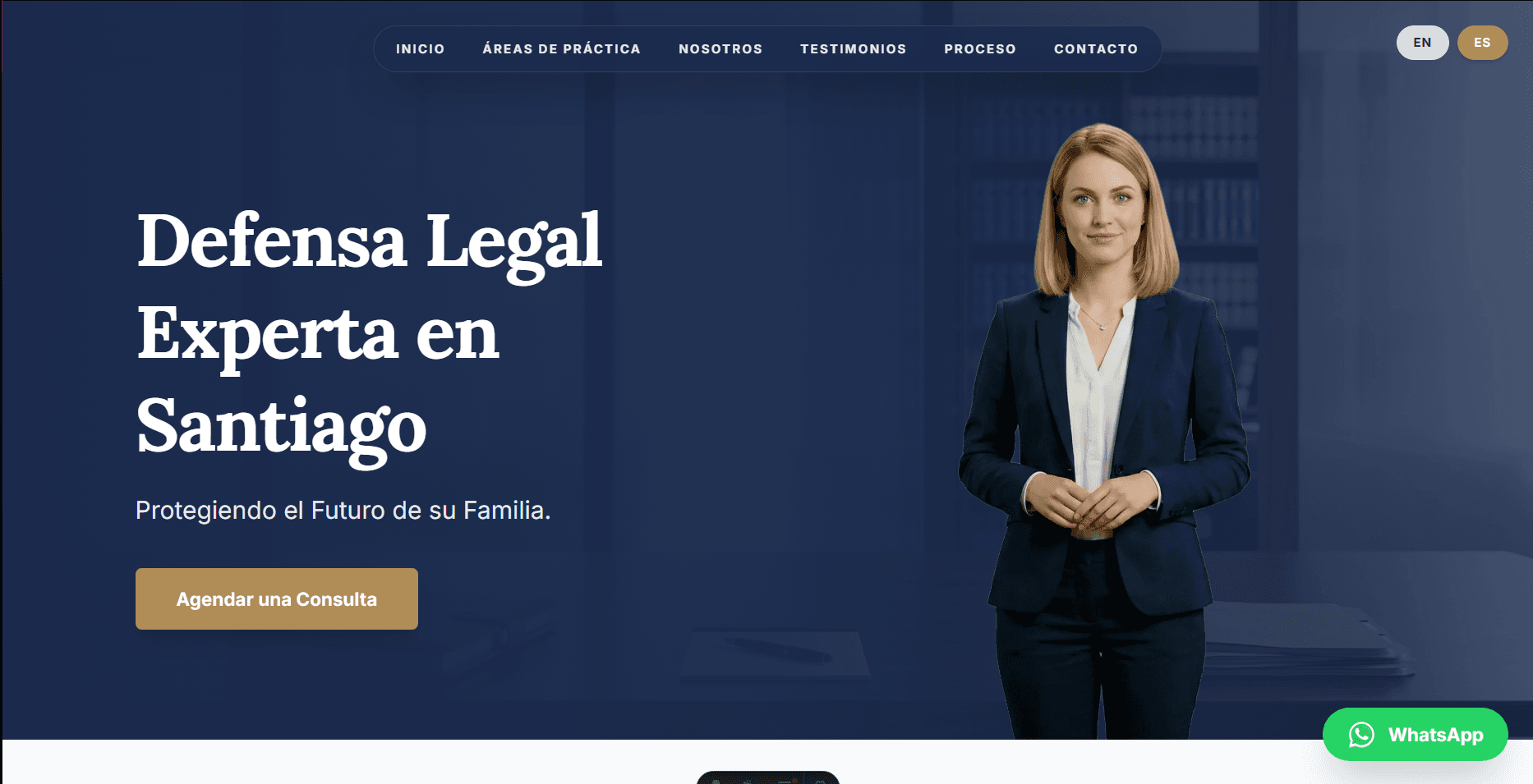 Sitio Web de Abogados